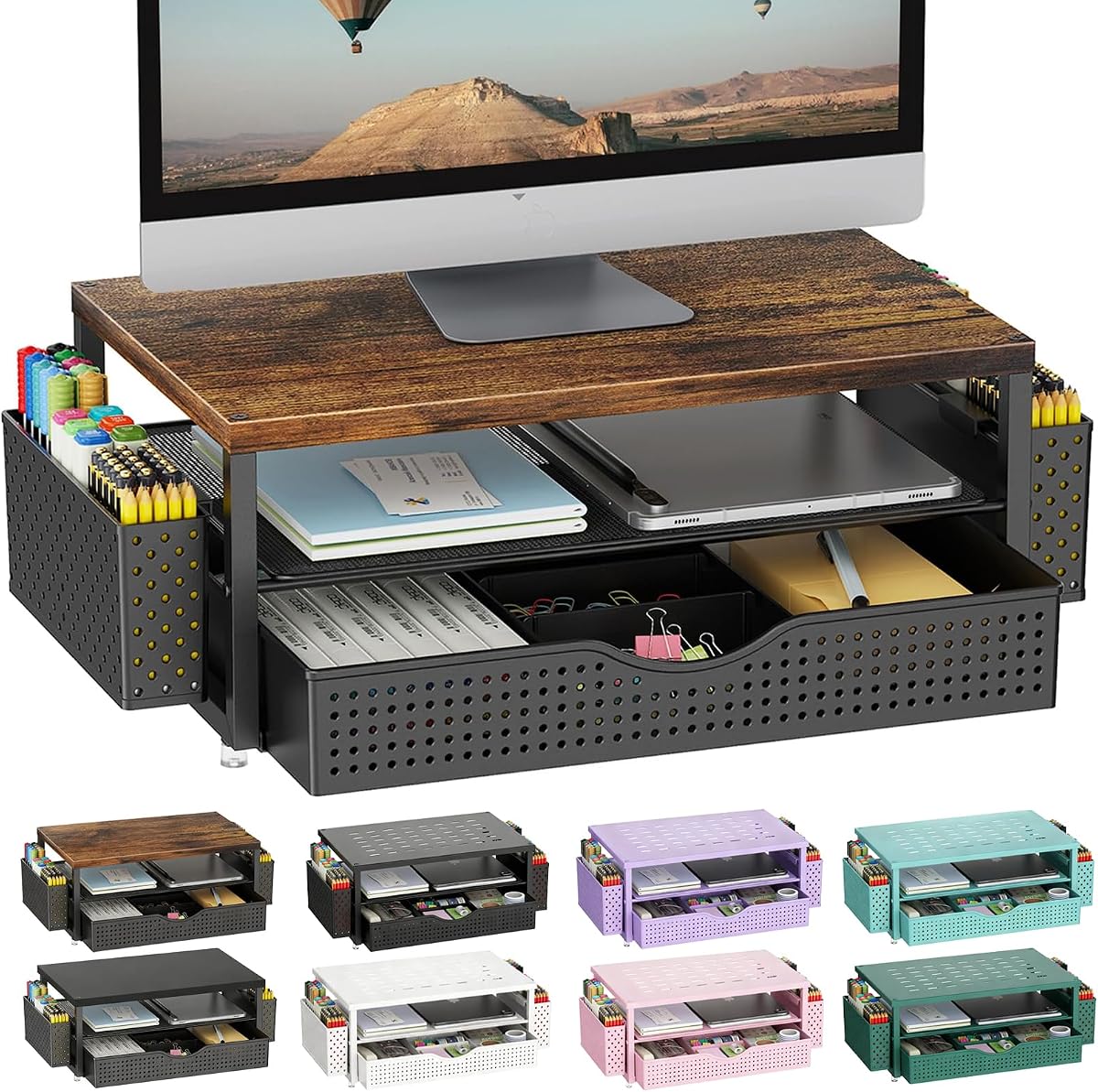 Under Monitor Drawer Stand product photo