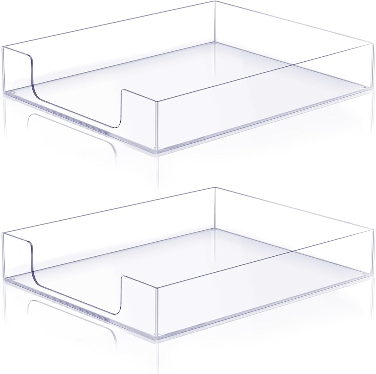 Clear Acrylic Paper Tray - Single Tier product photo