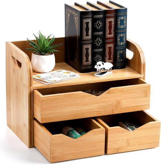 Bamboo Desktop Organizer product photo