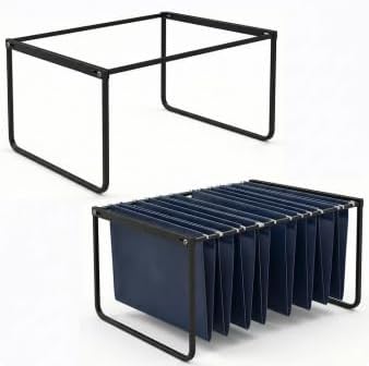 Hanging File Folder Desktop Frame - White, Letter product photo