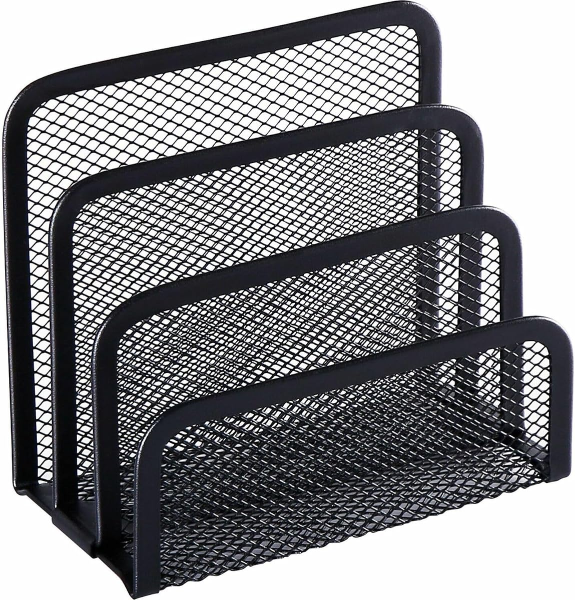 Mesh Vertical File Sorter - White, 7 Section product photo