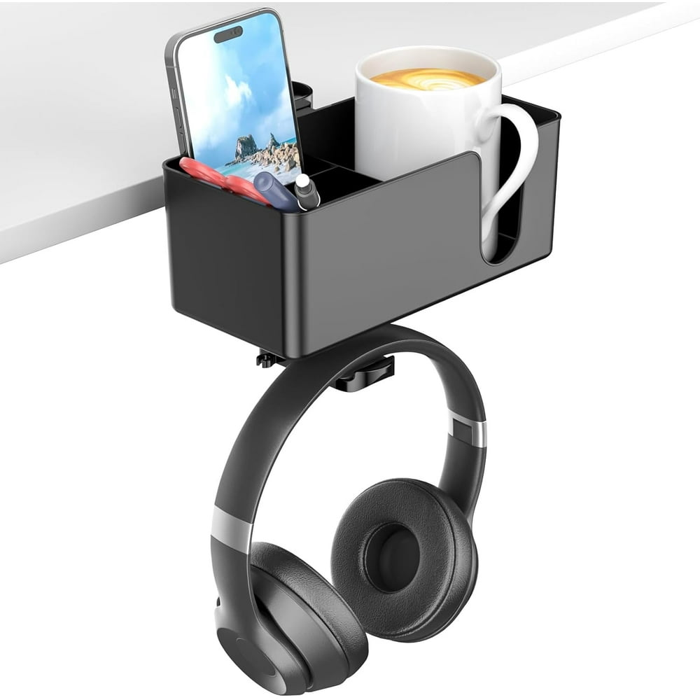 Rotating Desktop Pen Holder - White product photo