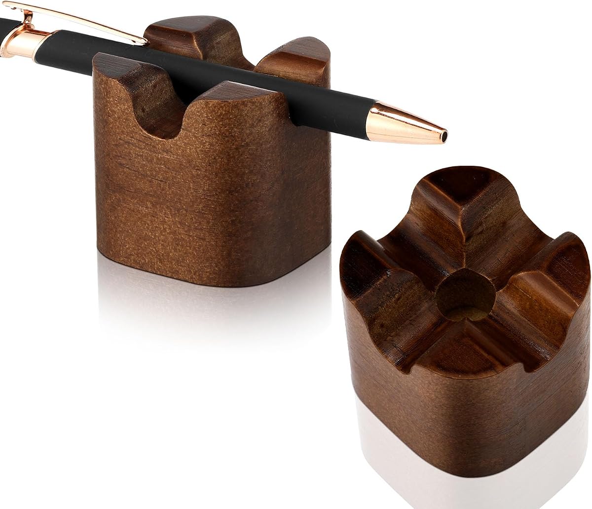 Wood Slotted Pen Holder product photo